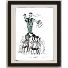 Karikatural Unknown 29X21CM Orijinal Karikatür BOD04156