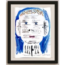 Karikatural S M 29X21CM Orijinal Karikatür BOD04253