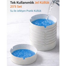 Eşya Dünyası Tek Kullanımlık Jel Küllük 25’li Set – Taşınabilir Pratik Sigara Küllüğü – Koku ve Kül Hapseden Özel Jel Teknolojisi