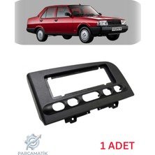 Parçamatik Tofaş Slx Teyp Çerçevesi Uyumlu | Doğan Şahin Kartal Torpido Teyp Yuvası Çerçevesi Siyah