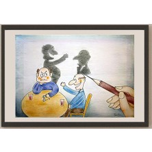 Karikatural Yue Yen 29X21CM Orijinal Karikatür BOD03427