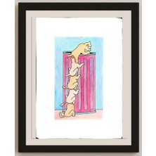 Karikatural Heru Kurnianto 29X21CM Orijinal Karikatür BOD03792
