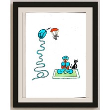 Karikatural Feng Huo 29X21CM Orijinal Karikatür BOD03263