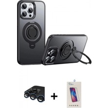 İlk El Grup Ieg™ iPhone 15 Pro Zirve Çizgi Prime - Siyah Joko 5d Cam + Lacivert Raze Metal Kamera Lens