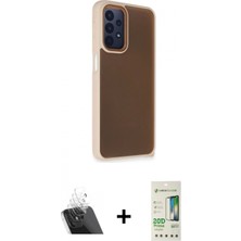 İlk El Grup Ieg™ Galaxy A23 4g Atlas Form - Siyah 20D Premium Cam Ekran Koruyucu + Şeffaf Kamera Lens Koruma Cam