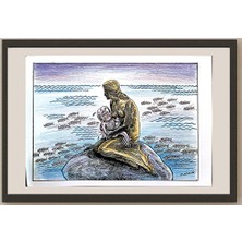 Karikatural Zhang Fang 29X21CM Orijinal Karikatür BOD03328
