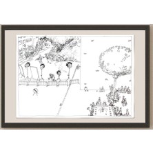 Karikatural Eduardo Ferreria Grosso 50X35CM Orijinal Karikatür BOD03505