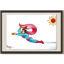 Karikatural Vendra Gopalaksrishna 29X21CM Orijinal Karikatür BOD03724