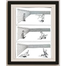 Karikatural Ye Ting 29X21CM Orijinal Karikatür BOD04292