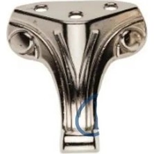 Sylar Moda Ahşap Sandık Ayağı, Kutu Ayak 4,5 cm - Nikel, 50 Adet