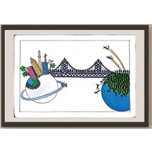 Karikatural Dandayudhapani Vittala 29X21CM Orijinal Karikatür BOD04059