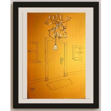 Karikatural Payam Pourfalah 29X21CM Orijinal Karikatür BOD03390