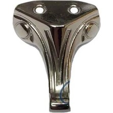Sylar Moda Ahşap Sandık Ayağı, Kutu Ayak 3,5 cm - Nikel, 50 Adet