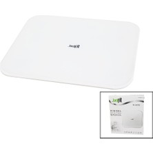 Gizli Ekran -Soft Beyaz Cam Zemin Dijital Baskül Terazi 180KG Sensör -Led Ekran -Oda℃ Tf-1