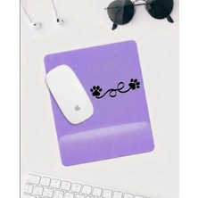 Hobishop Mor Gradient Bilek Destekli Mousepad – Sevimli Pati Desenli Ergonomik Mouse Pad