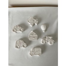 CEG Art Gallery Taş Boyama Seti - 7'li Araç Seti - 1 Adet Fırça + 3 Renk Boya