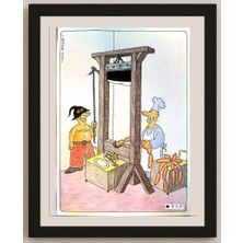 Karikatural Li Guangjun 27X19CM Orijinal Karikatür BOD04198