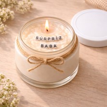 Verda Desing Sürpriz Baba Notlu Kokulu Kavanoz Mum - Özel Notlu Hediyelik Cam Mum