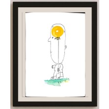 Karikatural Nikolay Fitkov 29X21CM Orijinal Karikatür BOD03760