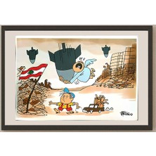 Karikatural Joao Bosco Jaco De Azevedo 29X21CM Orijinal Karikatür BOD03850