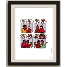 Karikatural Joao Alves Baptista 29X21CM Orijinal Karikatür BOD04015