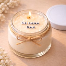Verda Desing Al Sana Nah Notlu Kokulu Kavanoz Mum - Özel Notlu Hediyelik Cam Mum