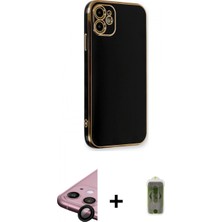 İlk El Grup Ieg™ iPhone 11 Yankı Serisi - Siyah Joko Magic 5d Hayalet Cam + Siyah Raze Metal Kamera Lens