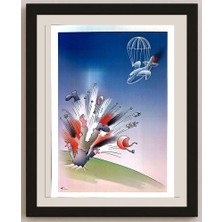Karikatural Ilya Katz 29X21CM Orijinal Karikatür BOD04027