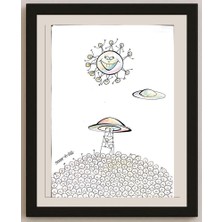 Karikatural Tarek Seliem Mikhail 29X21CM Orijinal Karikatür BOD03359