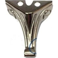 Sylar Moda Ahşap Sandık Ayağı, Kutu Ayak 2,5 cm - Nikel, 100 Adet