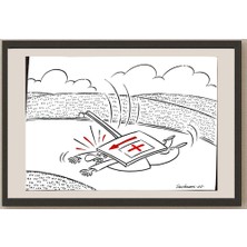 Karikatural Dachuan Xia 29X21CM Orijinal Karikatür BOD03336