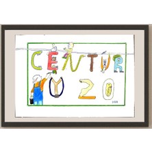 Karikatural Habib Mahdave Hagege Heres 29X21CM Orijinal Karikatür BOD03409