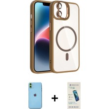 İlk El Grup Ieg™ iPhone 11 Yadigar Asil Koleksiyonu - Şeffaf Pasifik Cam Ekran Koruyucu + Yeşil Neon Fosforlu Kamera Lens