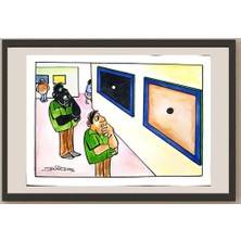 Karikatural Sairam Akundi 29X21CM Orijinal Karikatür BOD03452