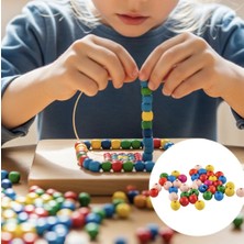 KİKA  Tahta Boncuk 1 Paket 40 Adet