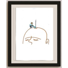 Karikatural Feng Huo 29X21CM Orijinal Karikatür BOD03202