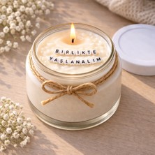 Verda Desing Birlikte Yaşlanalım Notlu Kokulu Kavanoz Mum - Özel Notlu Hediyelik Cam Mum
