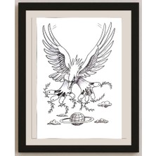Karikatural Feng Hui Cang 25X18CM Orijinal Karikatür BOD03312