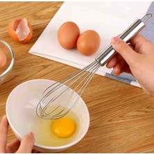 Şirin Aksesuar Home Metal Saplı Çelik Çırpıcı 30CM