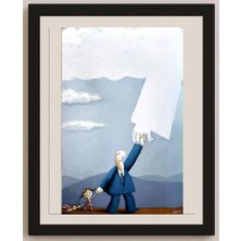 Karikatural Marcio Lette Silva 43X30CM Orijinal Karikatür BOD04563