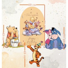Nice Events Winnie The Pooh Temalı Doğum Günü Seti Ayaklı Pano