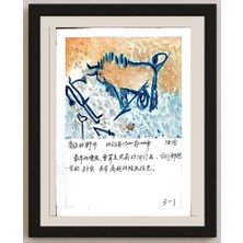 Karikatural Xu Jihong 29X21CM Orijinal Karikatür BOD03733