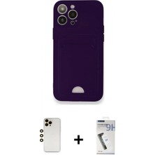 İlk El Grup Ieg™ iPhone 12 Pro Max Vadi Çizgi Prime - Şeffaf Uv Polymer Nano Ekran Koruyucu + Gold Shine Kamera Lens