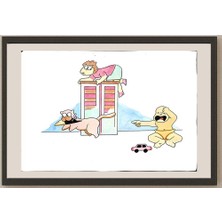 Karikatural Heru Kurnianto 29X21CM Orijinal Karikatür BOD03791