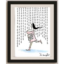 Karikatural Li Guangjun 29X21CM Orijinal Karikatür BOD03668