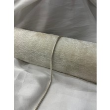 Lumiera Silver 925 Ayar Gümüş Kalın Ithal Tando Model Erkek Bileklik -21CM/3MM