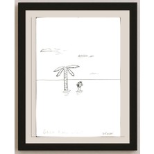 Karikatural Michael Tetievski 25X21CM Orijinal Karikatür BOD03410