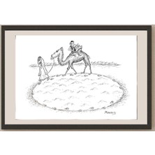 Karikatural Meerov Vladimir 33X23CM Orijinal Karikatür BOD04115