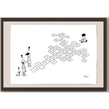 Karikatural Alvisio Suares 29X21CM Orijinal Karikatür BOD03867