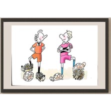 Karikatural Ma Heng Chao 29X21CM Orijinal Karikatür BOD03799